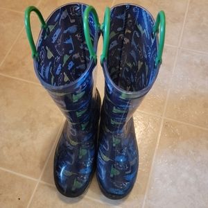 Dinosaur light up rain boots